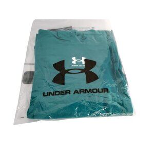 Under Armour Teal Lightweight Loose Fit Hoodie XS Cotton/Polyester Blend